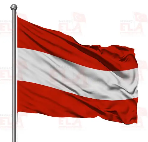 Avusturya Gnder Flamas ve Bayraklar