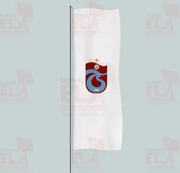 Trabzonspor Yatay ekilen Flamalar ve Bayraklar