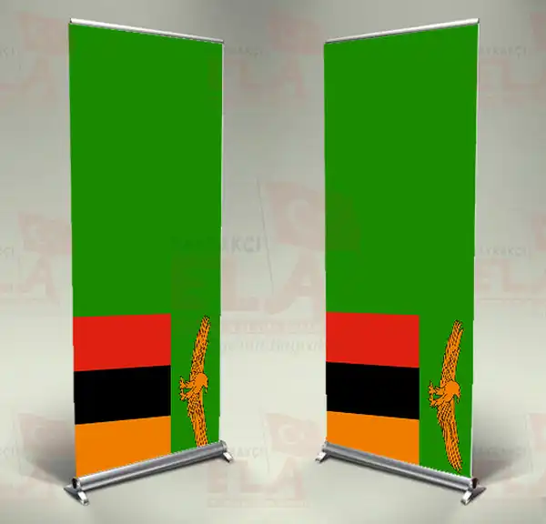 Zambiya Banner Roll Up