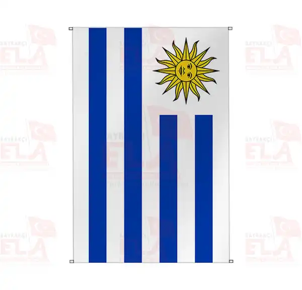 Uruguay Bina Boyu Flamalar ve Bayraklar
