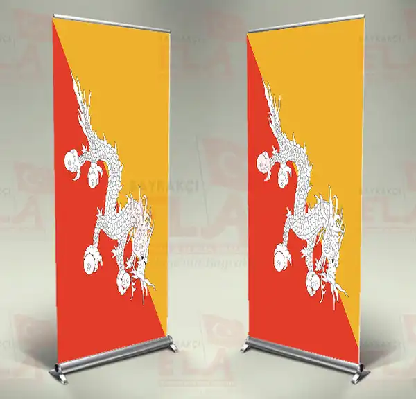 Bhutan Banner Roll Up