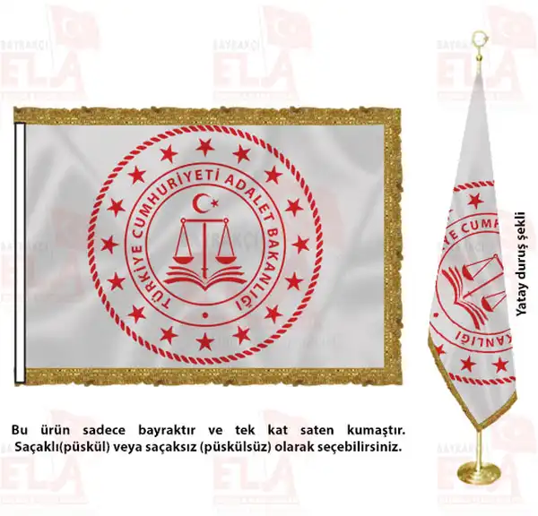 Trkiye Cumhuriyeti Adalet Bakanl Saten Makam Flamas