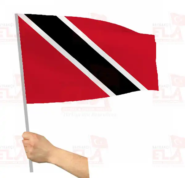 Trinidad ve Tobago Sopal Bayrak ve Flamalar
