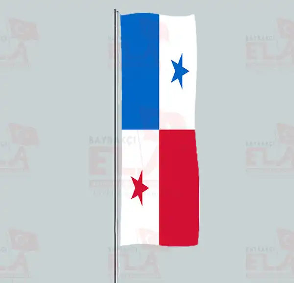 Panama Yatay ekilen Flamalar ve Bayraklar
