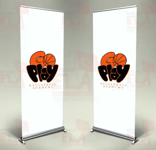 Goplay Basketball Academy Banner Roll Up