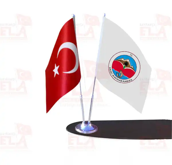 Antalya Aksu Kaymakaml Masa Bayrak