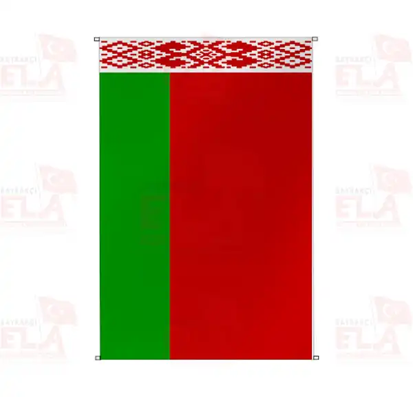 Beyaz Rusya Bina Boyu Flamalar ve Bayraklar