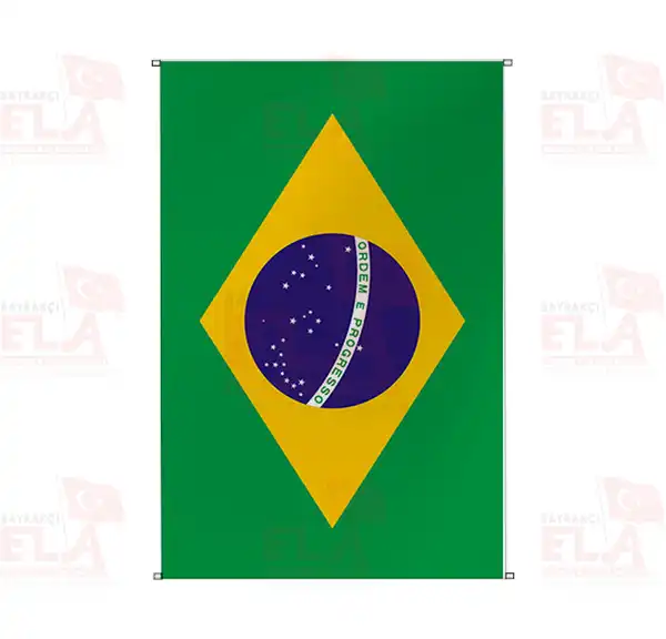 Brezilya Bina Boyu Flamalar ve Bayraklar