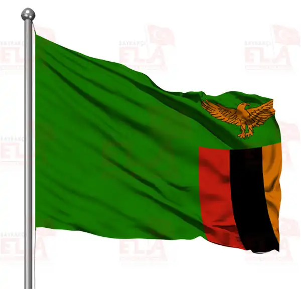 Zambiya Gnder Flamas ve Bayraklar