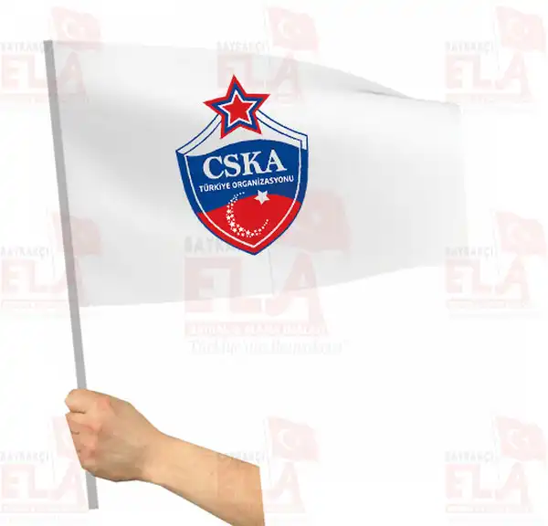 CSKA Moskova Trkiye Organizasyonu Sopal Bayrak ve Flamalar