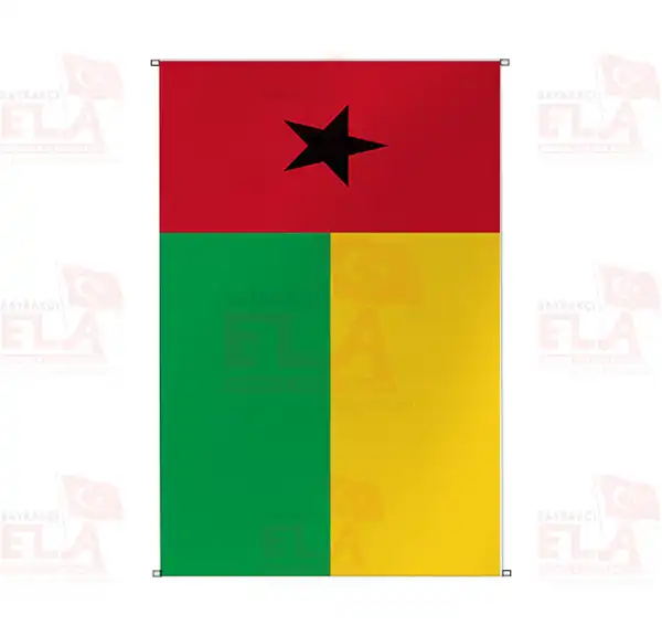 Gine-Bissau Bina Boyu Flamalar ve Bayraklar