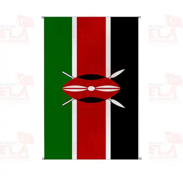 Kenya Bina Boyu Flamalar ve Bayraklar
