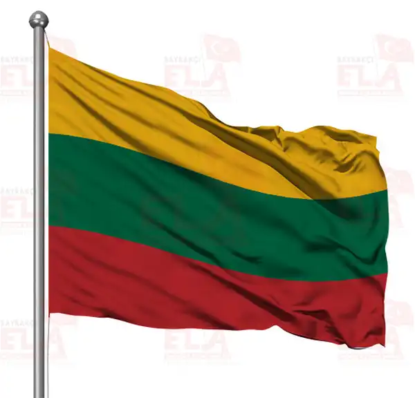 Litvanya Gnder Flamas ve Bayraklar