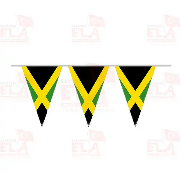Jamaika gen Bayrak ve Flamalar