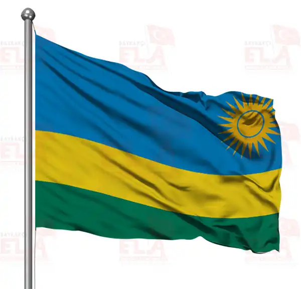 Ruanda Gnder Flamas ve Bayraklar