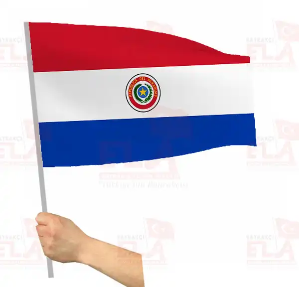 Paraguay Sopal Bayrak ve Flamalar