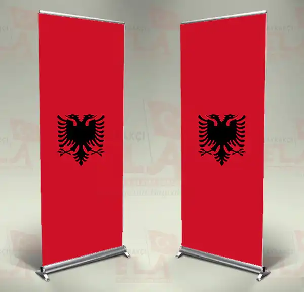 Arnavutluk Banner Roll Up