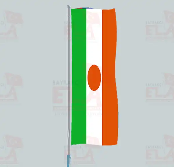 Nijer Yatay ekilen Flamalar ve Bayraklar
