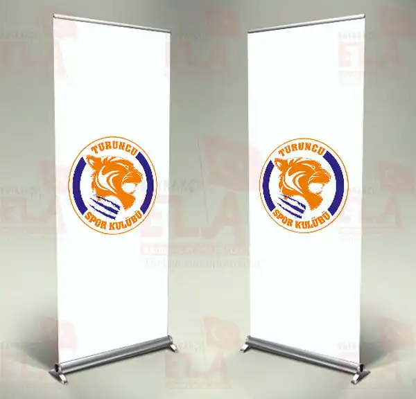 Turuncu Spor Kulb Banner Roll Up
