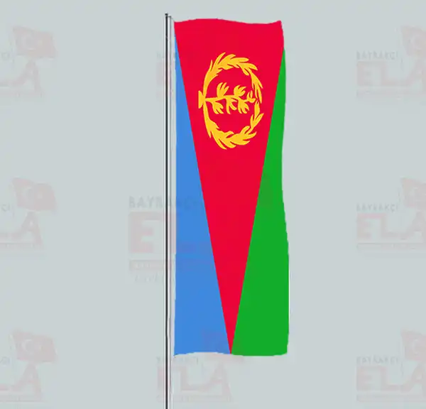Eritre Yatay ekilen Flamalar ve Bayraklar