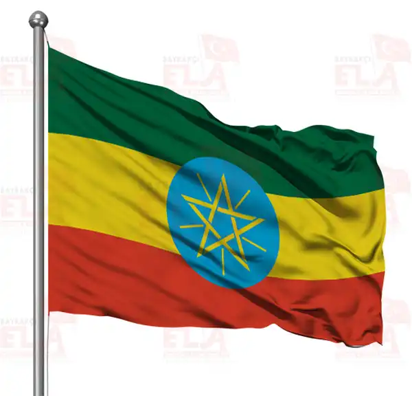 Etiyopya Gnder Flamas ve Bayraklar