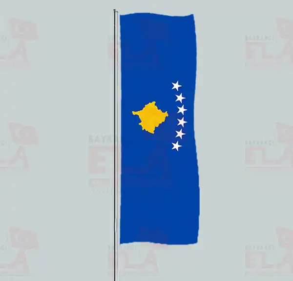Kosova Yatay ekilen Flamalar ve Bayraklar