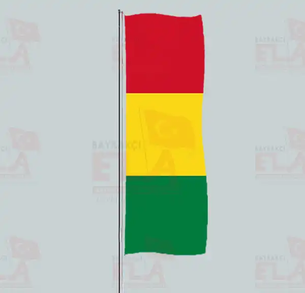 Bolivya Yatay ekilen Flamalar ve Bayraklar