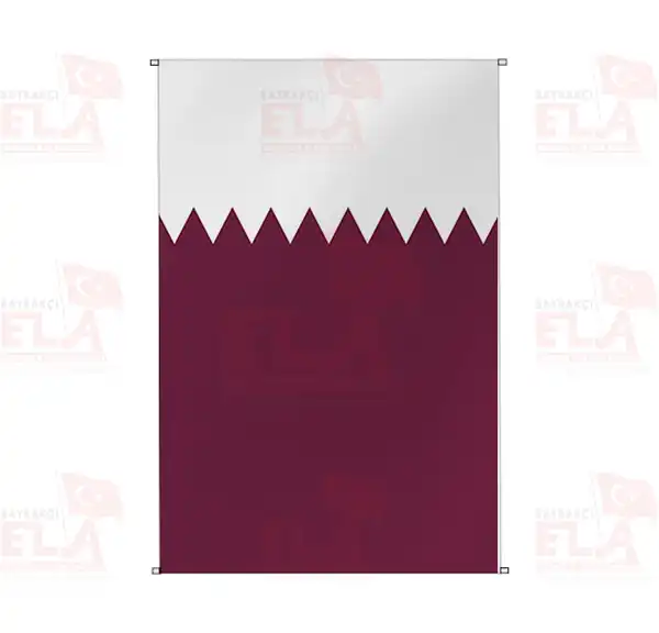 Katar Bina Boyu Flamalar ve Bayraklar