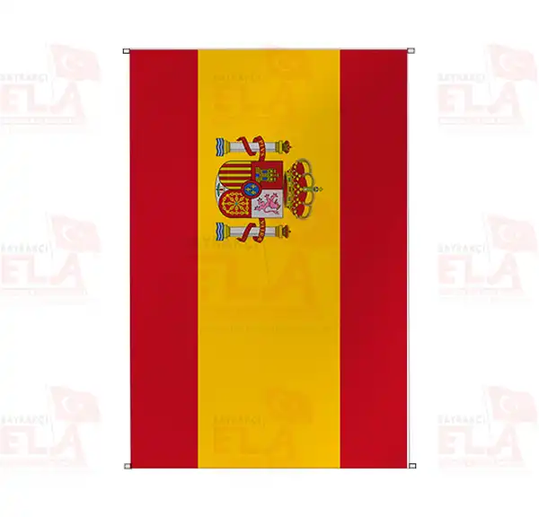 spanya Bina Boyu Flamalar ve Bayraklar
