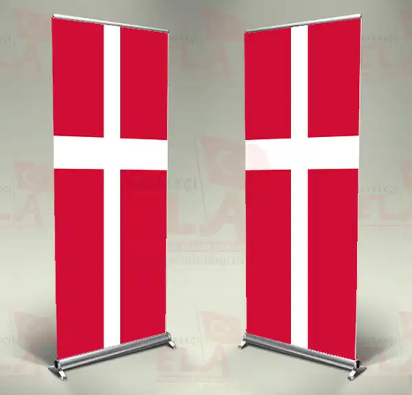 Danimarka Banner Roll Up