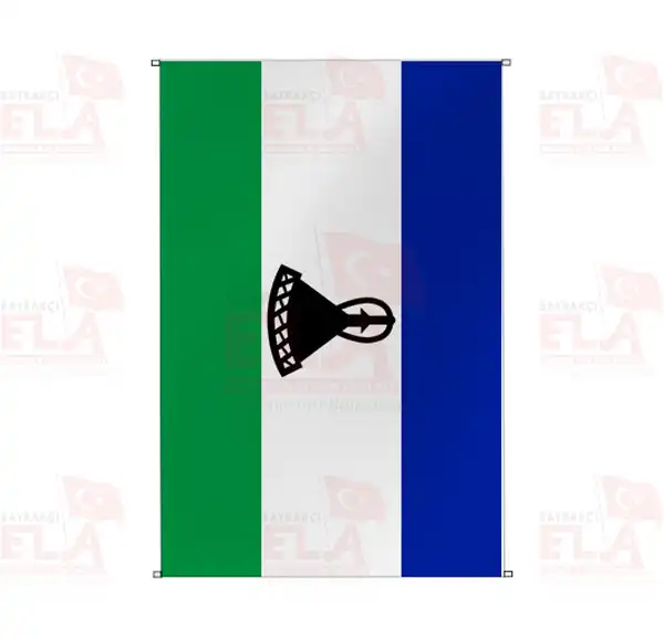 Lesotho Bina Boyu Flamalar ve Bayraklar