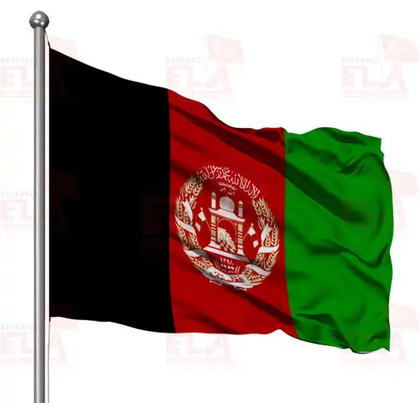 Afganistan Gnder Flamas ve Bayraklar