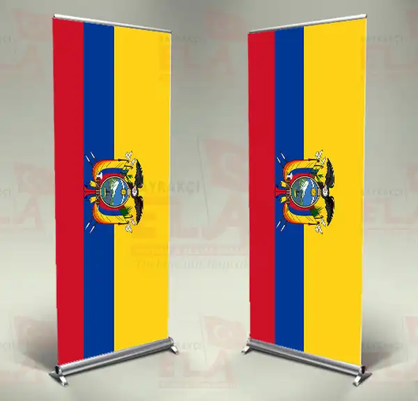 Ekvador Banner Roll Up