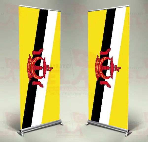 Brunei Banner Roll Up