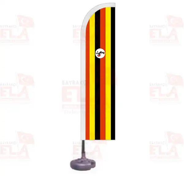 Uganda Plaj Bayra ve Yelken Bayra