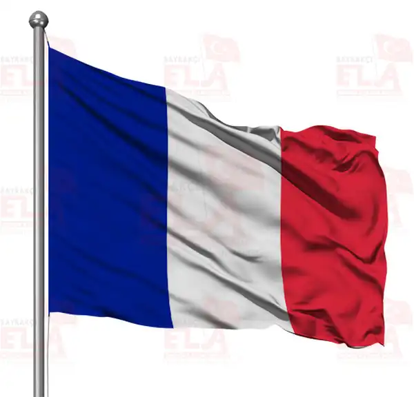 Fransa Gnder Flamas ve Bayraklar