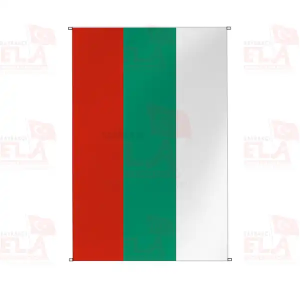 Bulgaristan Bina Boyu Flamalar ve Bayraklar