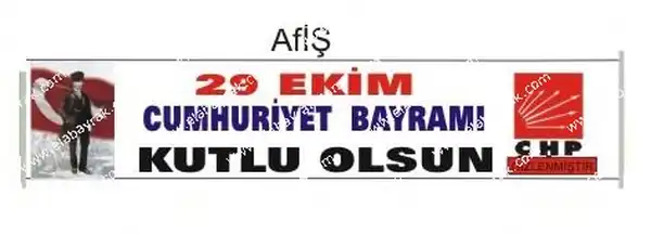 Chp bez afi chp bez pankart chp afi pankart chp dijital afi