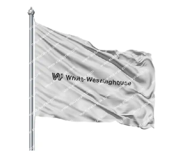 White Westinghouse Gnder Flamas