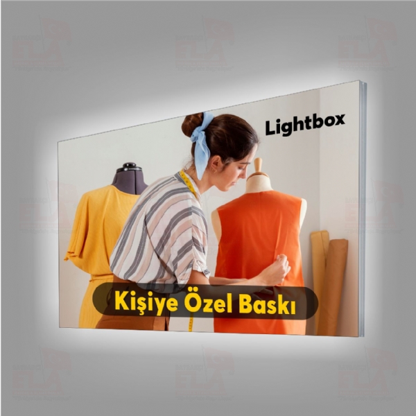 100x150 Lightbox Bask� I��kl� Light box kuma� bask�