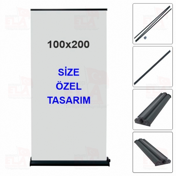 100x200 Cm L�x Rollup Banner Pro Devrilmez Medium Model