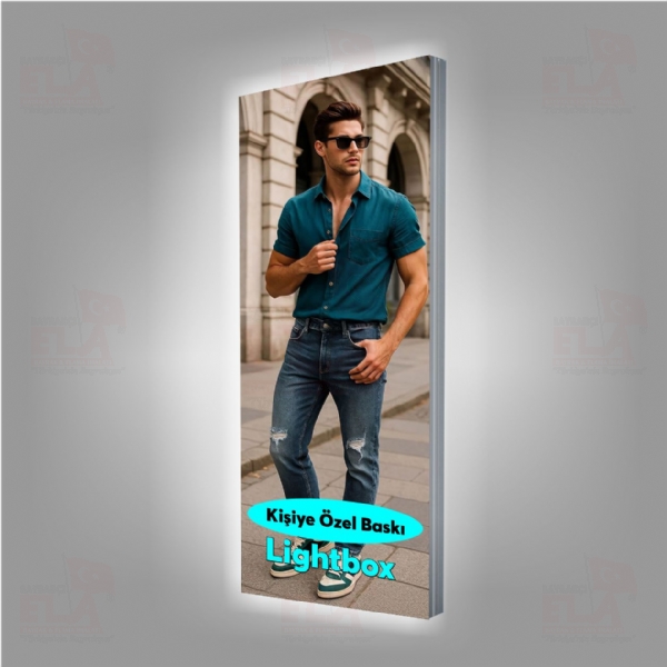 100x200 Lightbox Bask� I��kl� Light box kuma� bask�