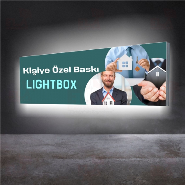 100x450 Lightbox Bask� I��kl� Light box kuma� bask�