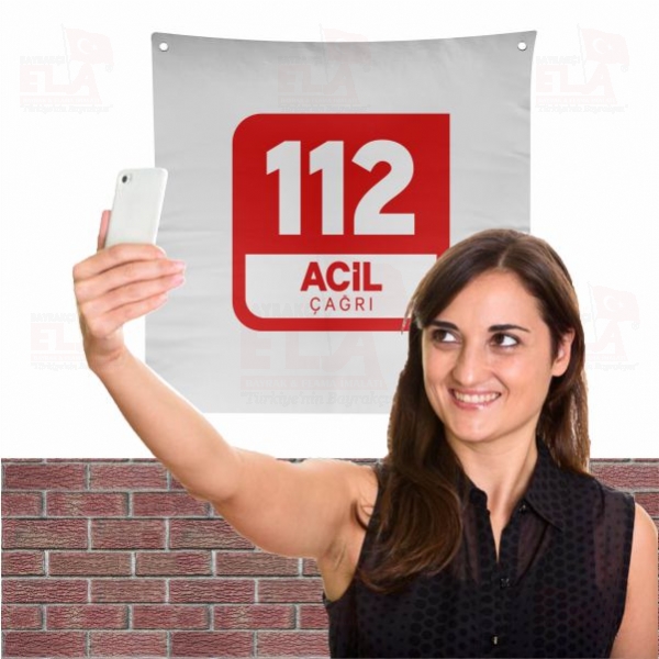 112 Acil �a�r� Merkezi Bez Arka Plan Manzara