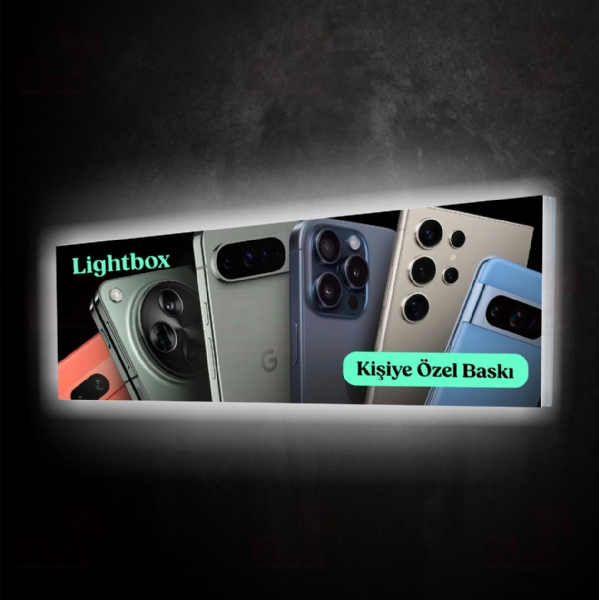 150x450 Lightbox Bask� I��kl� Light box kuma� bask�