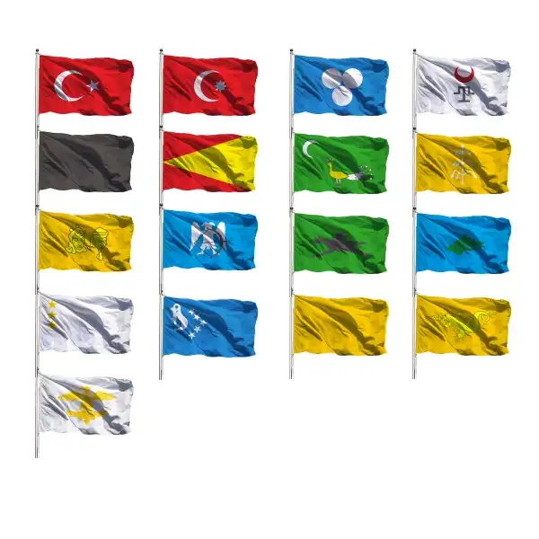 
17 li Türk Devletleri Bayrakları Özellikleri