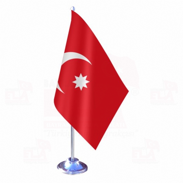 1844 �ncesi Osmanl� Tekli Masa Bayra��