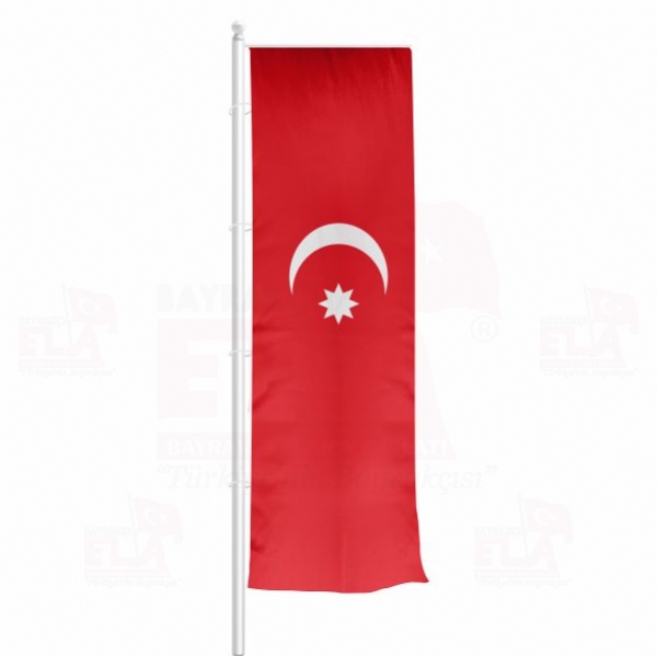 1844 �ncesi Osmanl� Yatay �ekilen Flamalar ve Bayraklar
