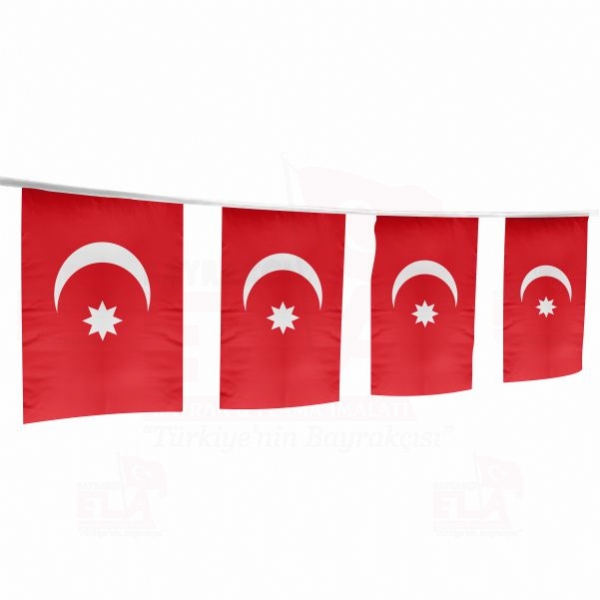 1844 �ncesi Osmanl� �pe Dizili Flamalar ve Bayraklar
