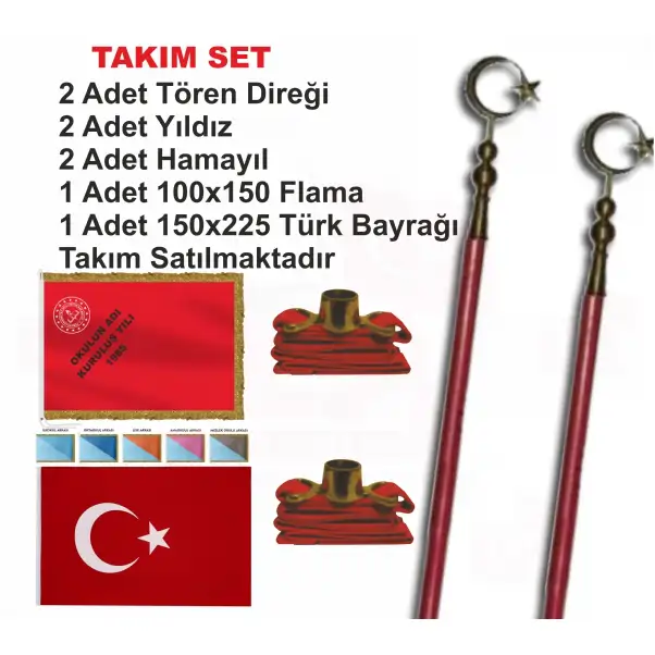 Okul Flama Tak�m� Okul Flama Set